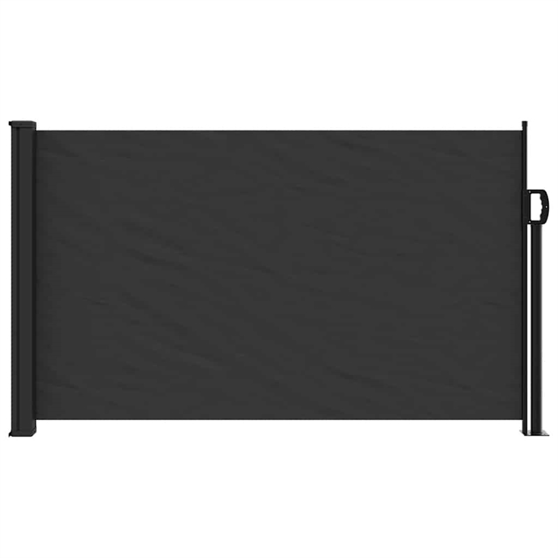 vidaXL Retractable Side Awning in Black