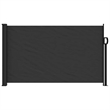 vidaXL Retractable Side Awning in Black