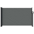vidaXL Retractable Side Awning with PU Coating in Anthracite