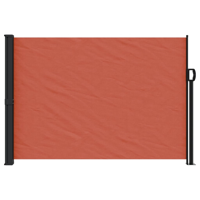 vidaXL Retractable Side Awning with PU Coating in Terracotta