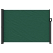 vidaXL Retractable Side Awning in Dark Green