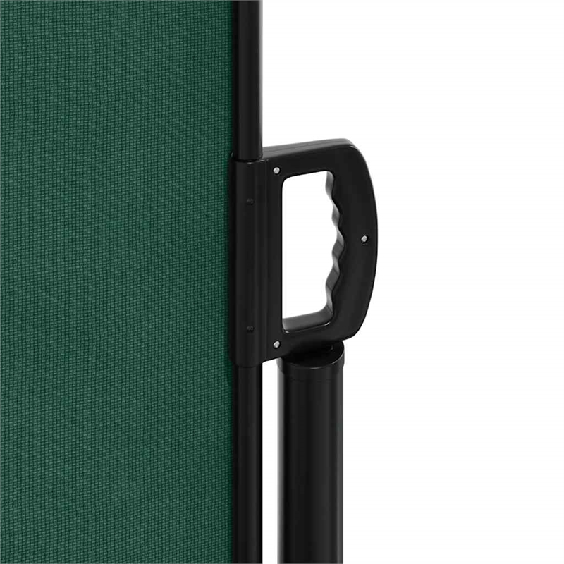 vidaXL Retractable Side Awning in Dark Green