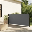 vidaXL Retractable Side Awning in Anthracite