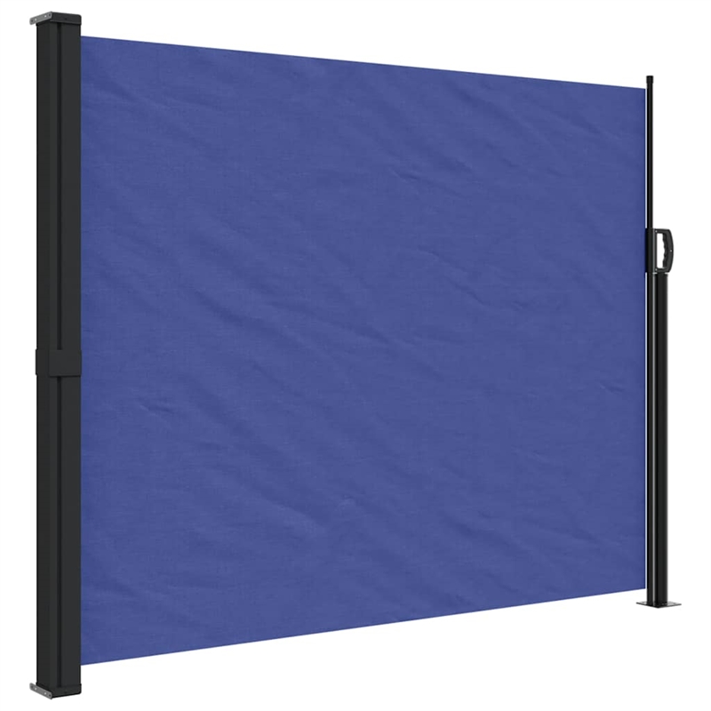 vidaXL Retractable Side Awning in Blue