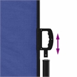 vidaXL Retractable Side Awning in Blue