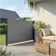 vidaXL Retractable Side Awning in Anthracite
