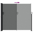 vidaXL Retractable Side Awning in Anthracite
