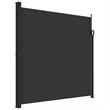 vidaXL Retractable Side Awning with PU Coating in Black