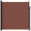 vidaXL Retractable Side Awning with PU Coating in Brown