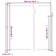 vidaXL Retractable Side Awning in Black