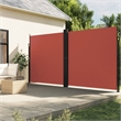 vidaXL Retractable Side Awning with PU Coating in Terracotta