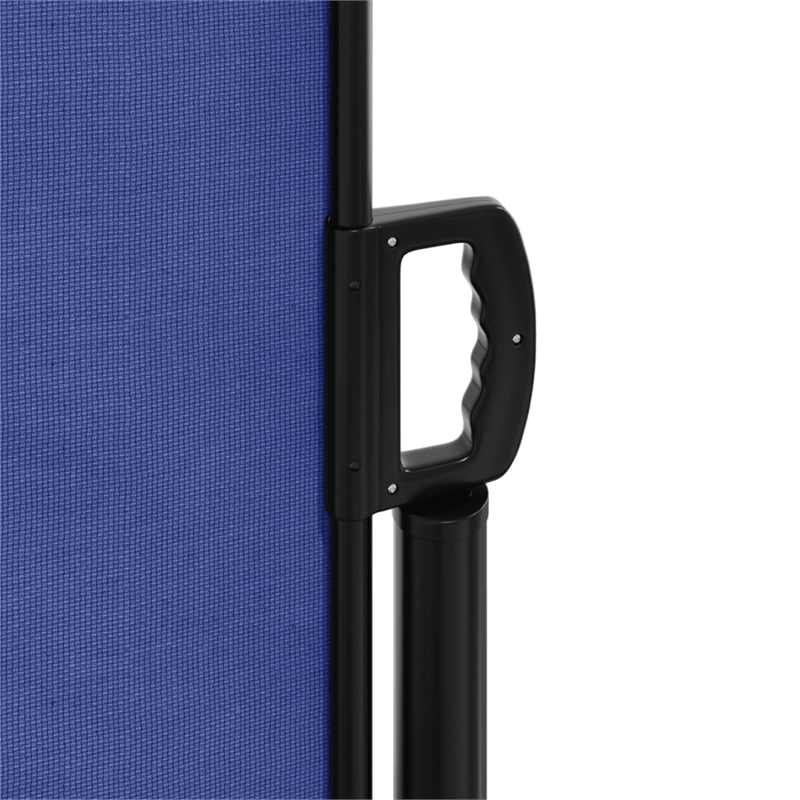 vidaXL Adjustable Retractable Side Awning in Blue