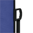vidaXL Adjustable Retractable Side Awning in Blue
