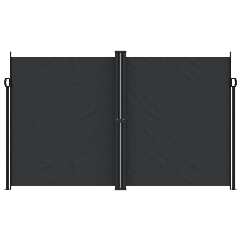 vidaXL Retractable Side Awning in Black