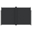 vidaXL Retractable Side Awning in Black