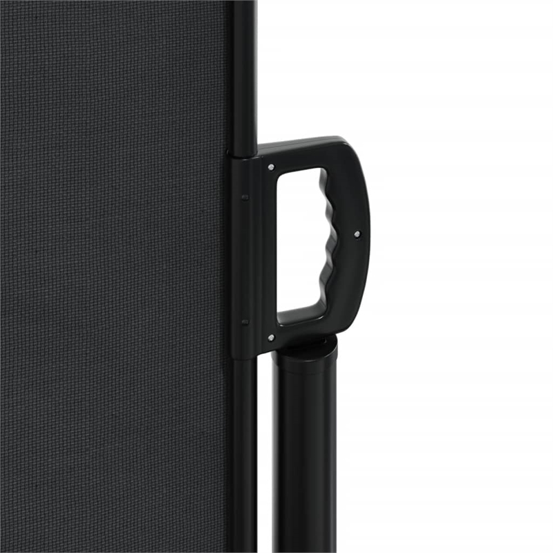 vidaXL Retractable Side Awning in Black