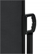 vidaXL Retractable Side Awning in Black