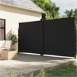 vidaXL Retractable Side Awning in Black