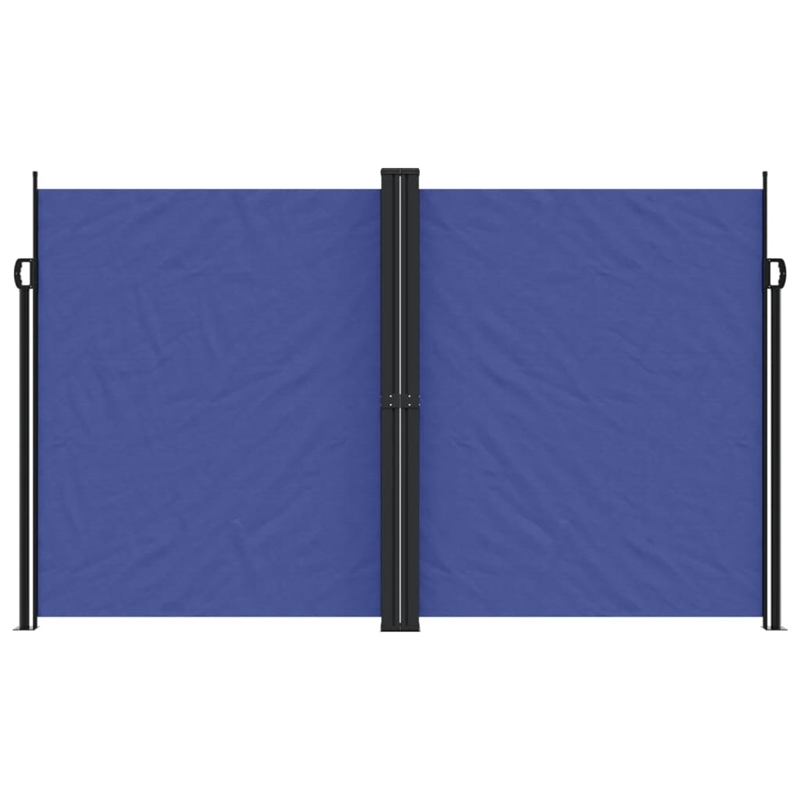 vidaXL Retractable Side Awning in Blue