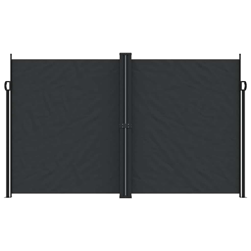 vidaXL Retractable Side Awning in Black