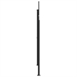 vidaXL Retractable Side Awning in Black