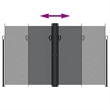 vidaXL Retractable Side Awning in Black