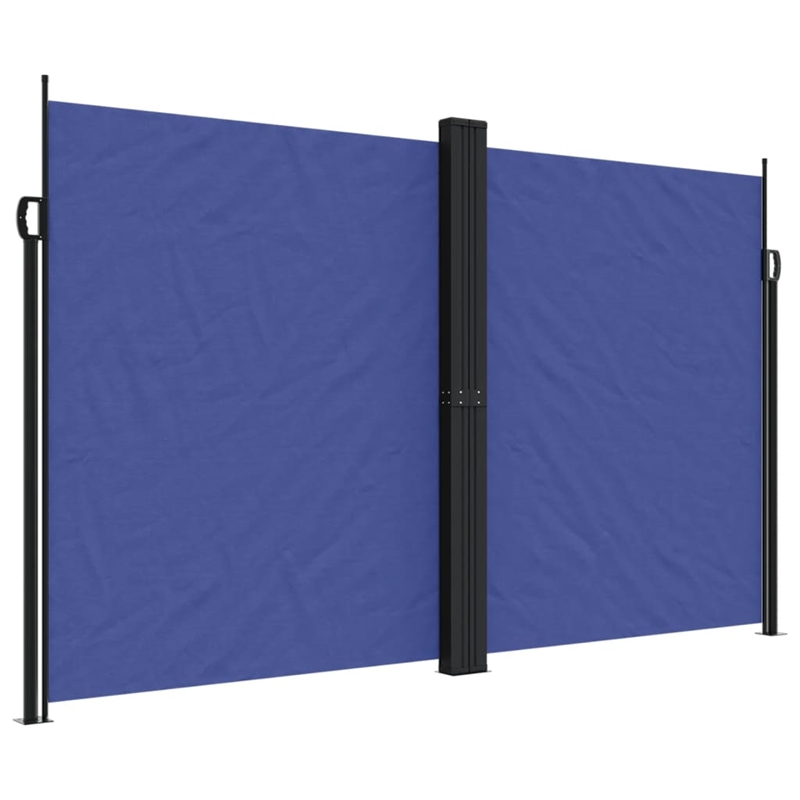 vidaXL Retractable Side Awning in Blue