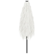 vidaXL Large Garden Parasol with Powder-Coated Steel in White