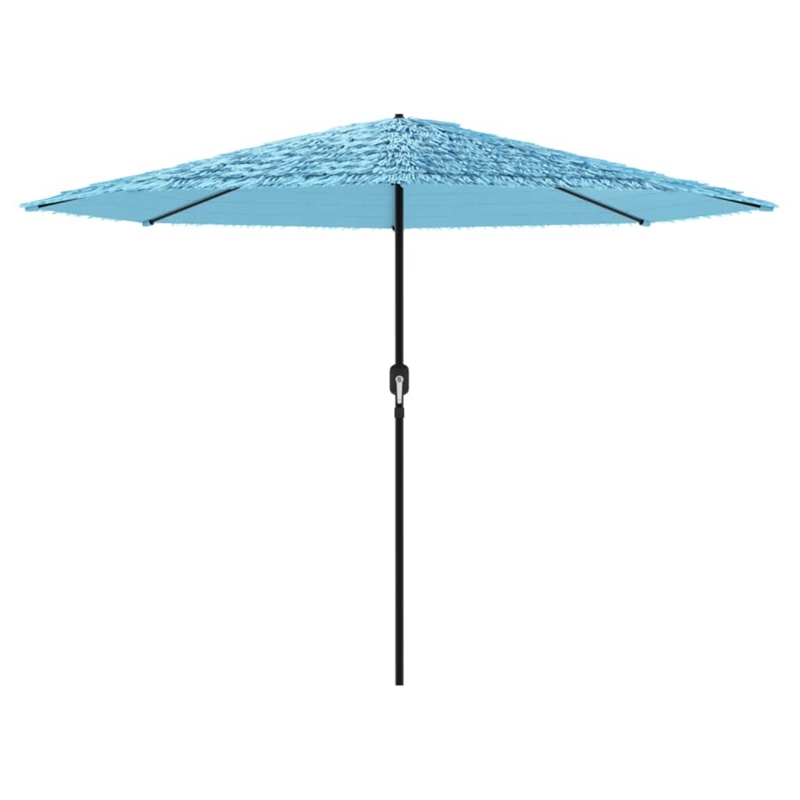 vidaXL Garden Parasol with Powder-Coated Steel in Blue