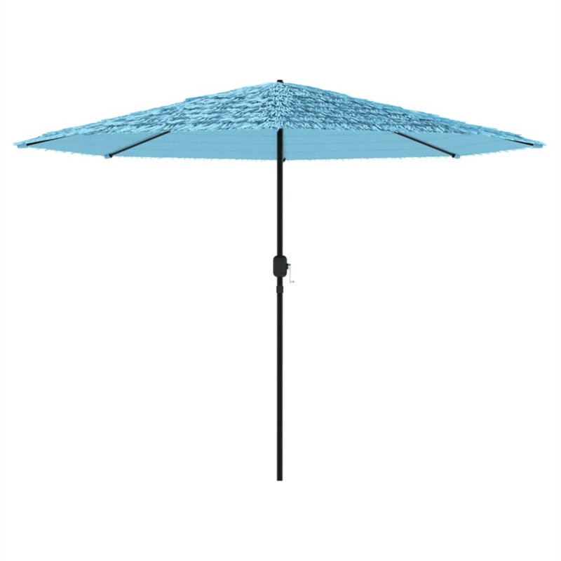vidaXL Garden Parasol with Powder-Coated Steel in Blue