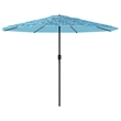vidaXL Garden Parasol with Powder-Coated Steel in Blue