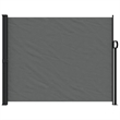 vidaXL Retractable Side Awning with PU Coating in Anthracite
