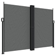 vidaXL Retractable Side Awning with PU Coating in Anthracite