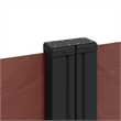 vidaXL Retractable Side Awning in Brown