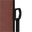 vidaXL Retractable Side Awning in Brown