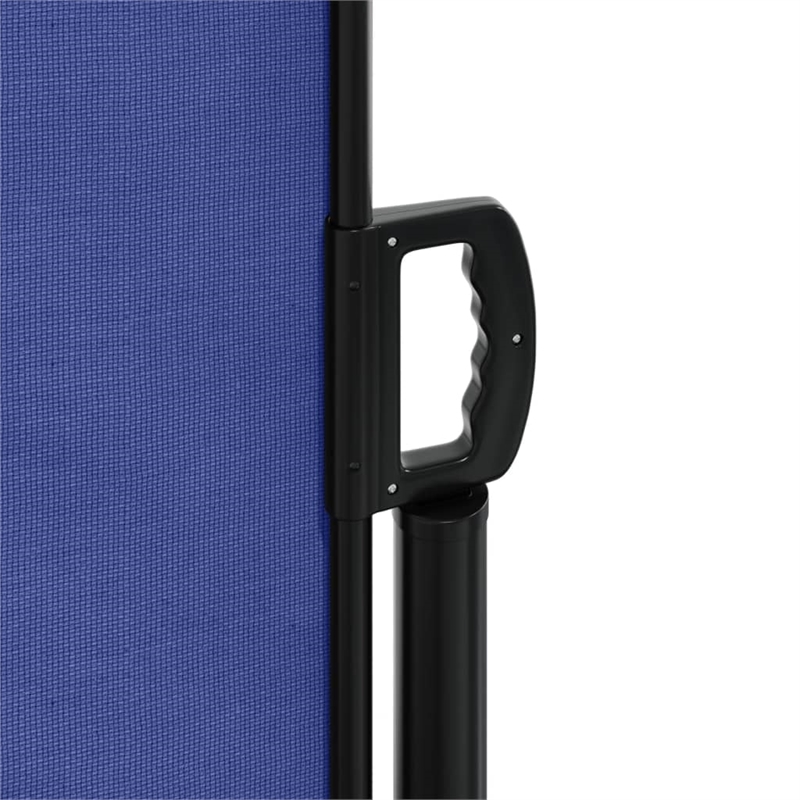 vidaXL Retractable Side Awning with PU Coating in Blue