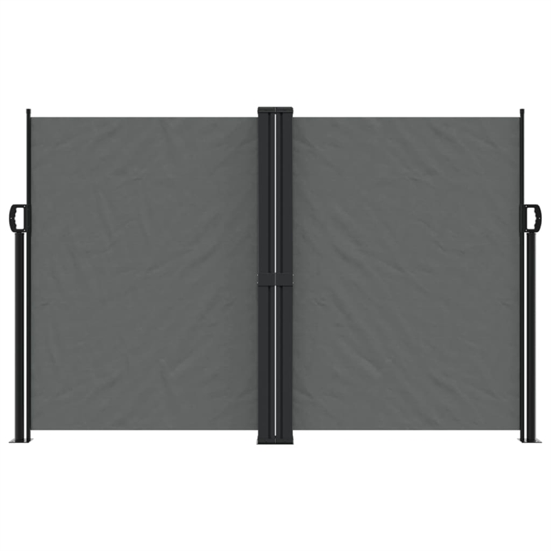 vidaXL Retractable Side Awning in Anthracite