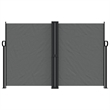 vidaXL Retractable Side Awning in Anthracite