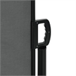 vidaXL Retractable Side Awning in Anthracite