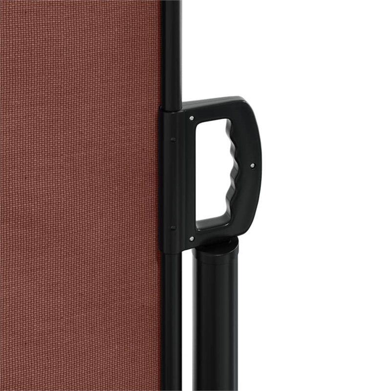 vidaXL Retractable Side Awning in Brown