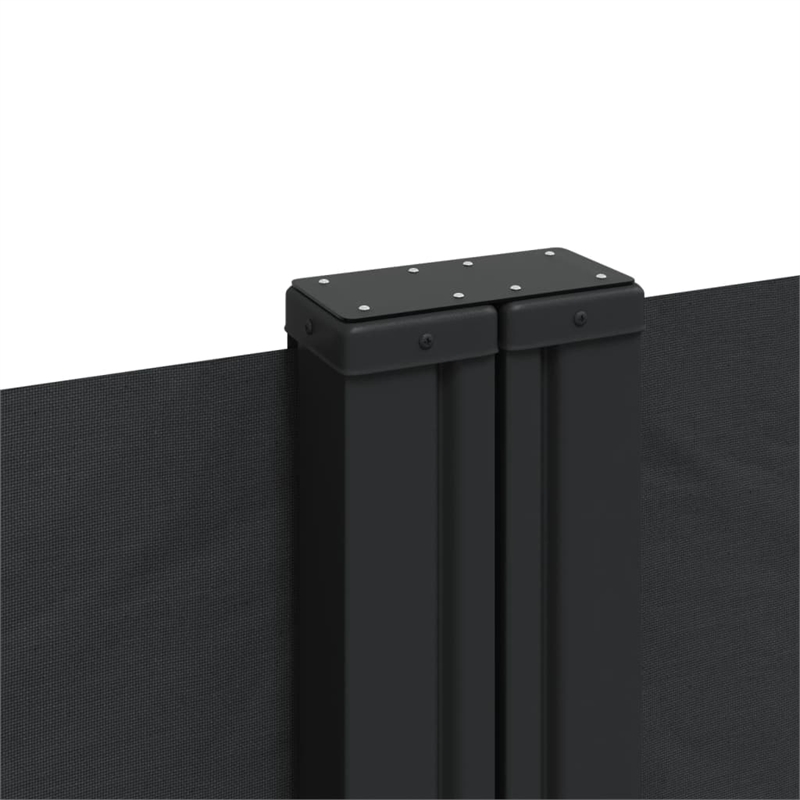 vidaXL Retractable Side Awning in Black