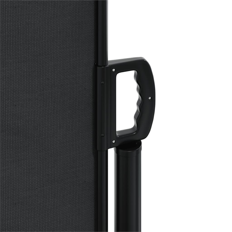 vidaXL Retractable Side Awning in Black