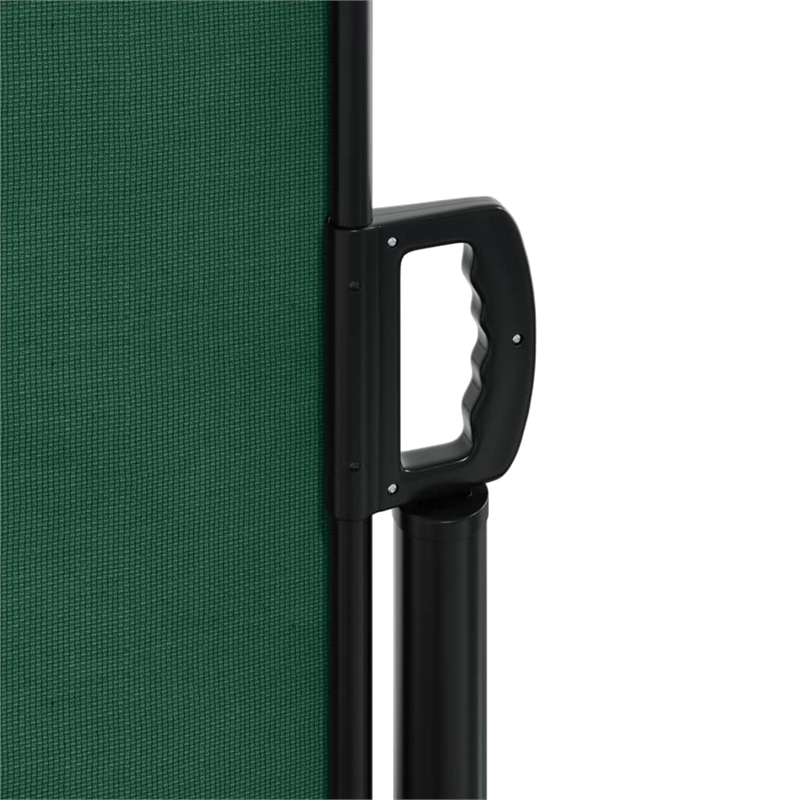 vidaXL Retractable Side Awning in Dark Green