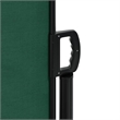 vidaXL Retractable Side Awning in Dark Green