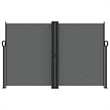 vidaXL Retractable Side Awning with PU Coating in Anthracite