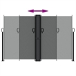 vidaXL Retractable Side Awning with PU Coating in Anthracite