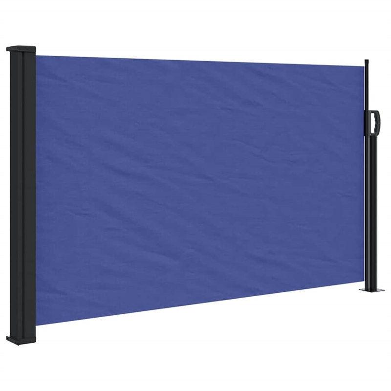 vidaXL Retractable Side Awning in Blue