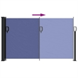 vidaXL Retractable Side Awning in Blue