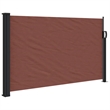 vidaXL Retractable Side Awning in Brown
