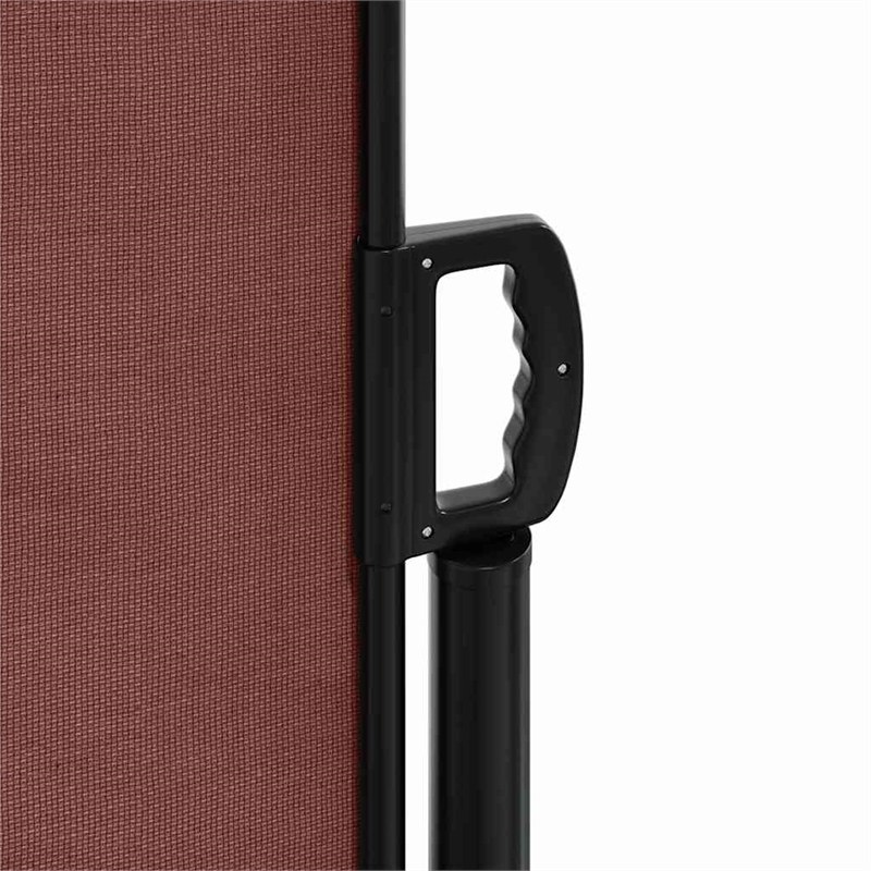 vidaXL Retractable Side Awning in Brown